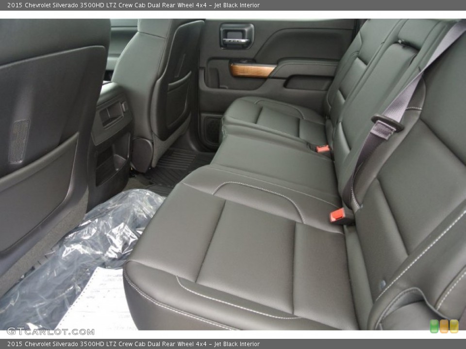 Jet Black Interior Rear Seat for the 2015 Chevrolet Silverado 3500HD LTZ Crew Cab Dual Rear Wheel 4x4 #97342461