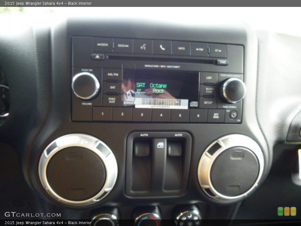 Black Interior Controls for the 2015 Jeep Wrangler Sahara 4x4 #97343625