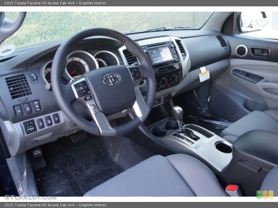 Graphite Interior Prime Interior for the 2015 Toyota Tacoma V6 Access Cab 4x4 #97348278
