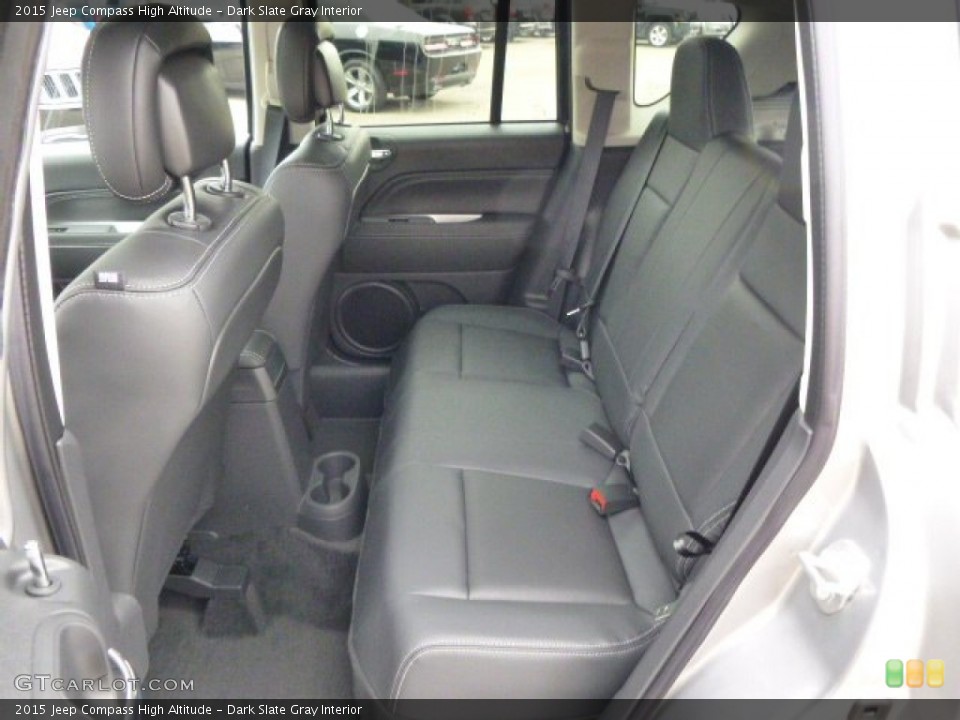 Dark Slate Gray Interior Rear Seat for the 2015 Jeep Compass High Altitude #97349601