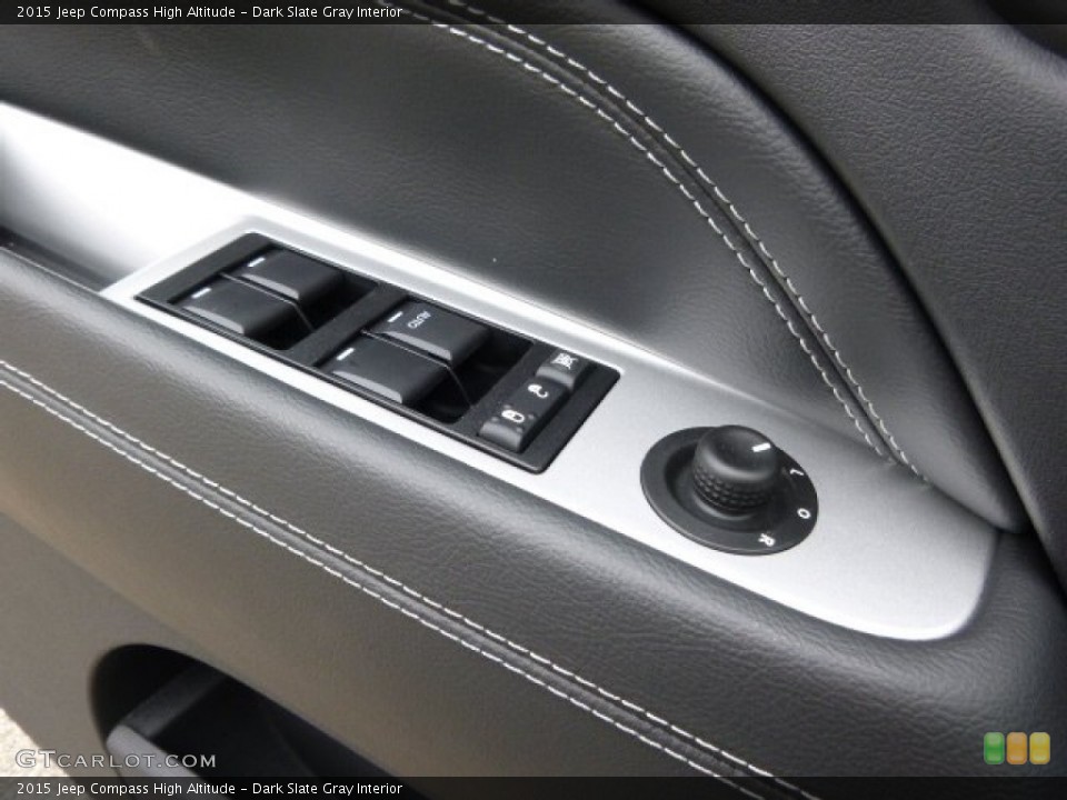 Dark Slate Gray Interior Controls for the 2015 Jeep Compass High Altitude #97349728