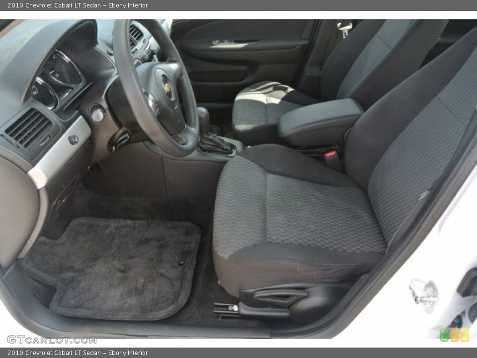 Ebony Interior Photo for the 2010 Chevrolet Cobalt LT Sedan #97349949