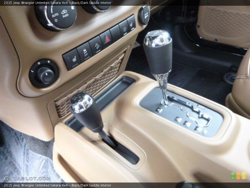 Black/Dark Saddle Interior Transmission for the 2015 Jeep Wrangler Unlimited Sahara 4x4 #97352274