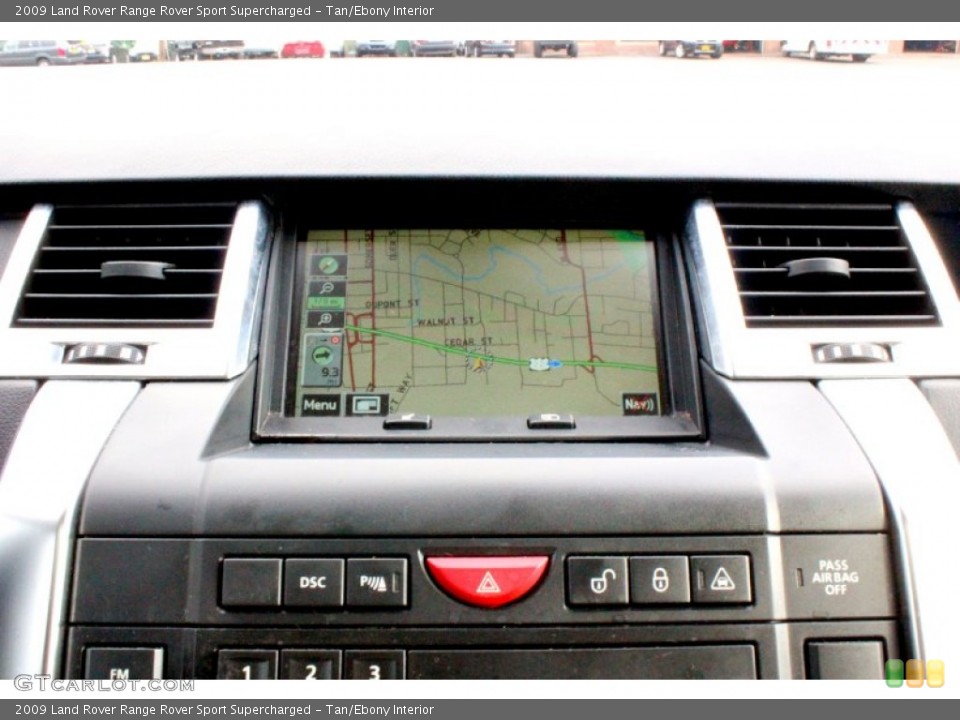 Tan/Ebony Interior Navigation for the 2009 Land Rover Range Rover Sport Supercharged #97353588
