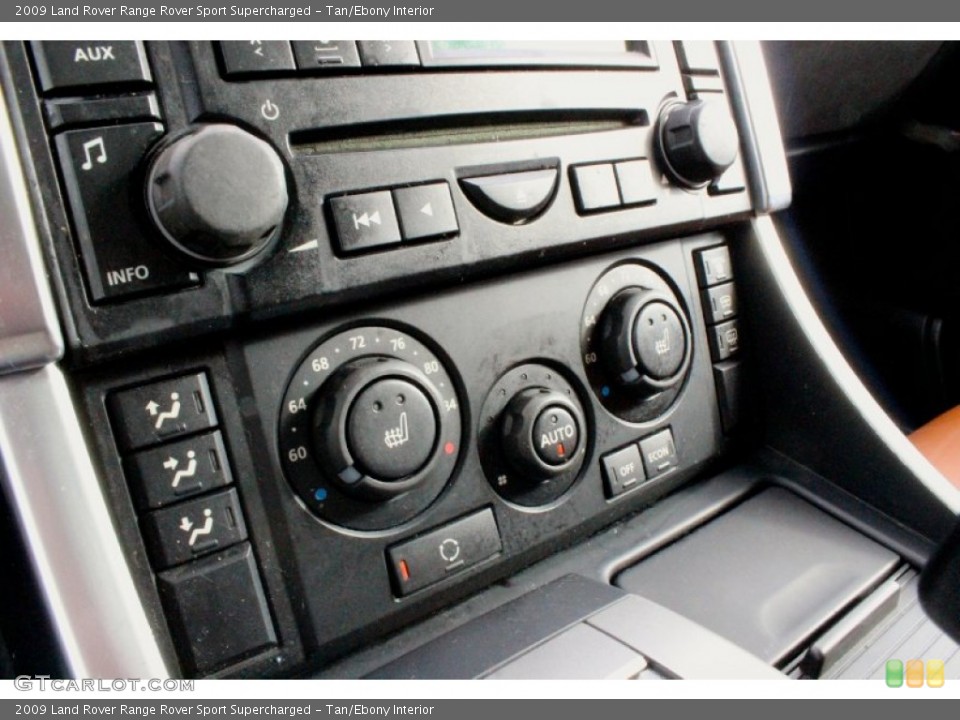 Tan/Ebony Interior Controls for the 2009 Land Rover Range Rover Sport Supercharged #97353630