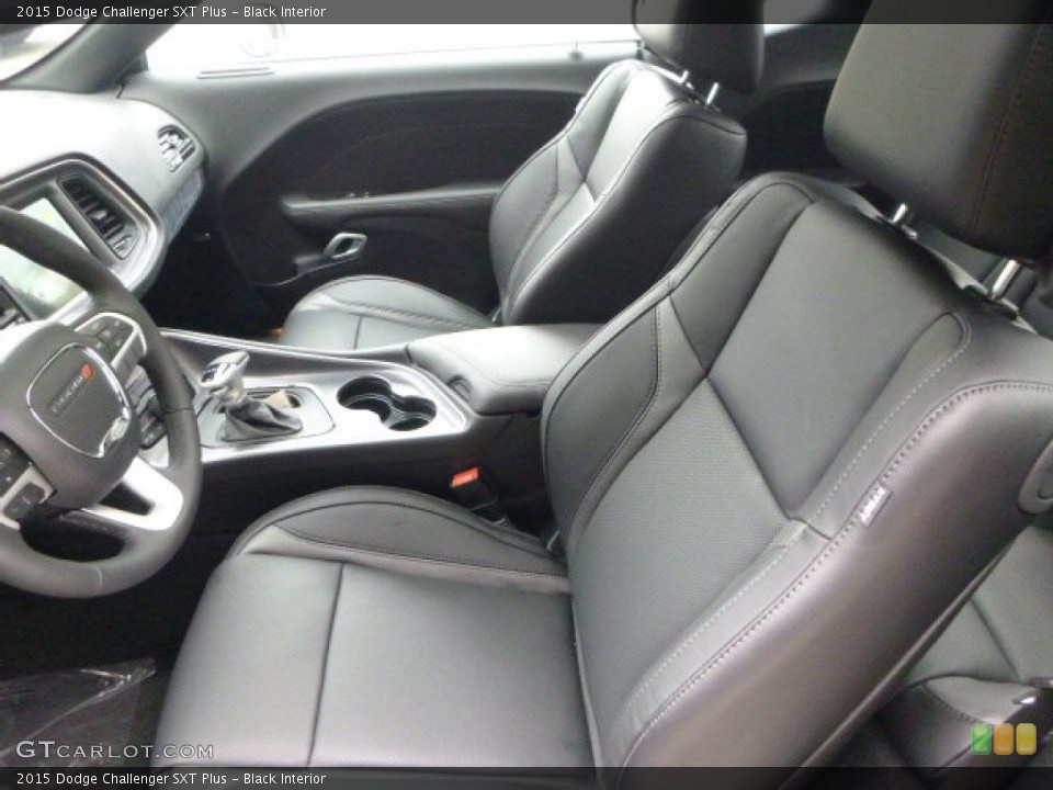 Black Interior Front Seat for the 2015 Dodge Challenger SXT Plus #97354728