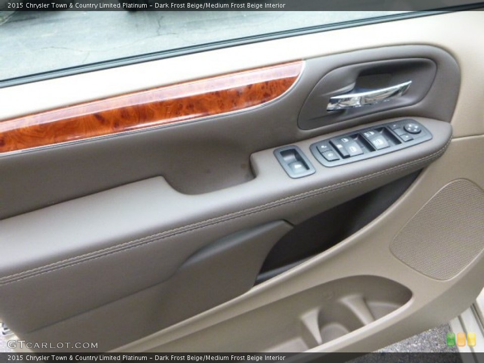Dark Frost Beige/Medium Frost Beige Interior Door Panel for the 2015 Chrysler Town & Country Limited Platinum #97356057