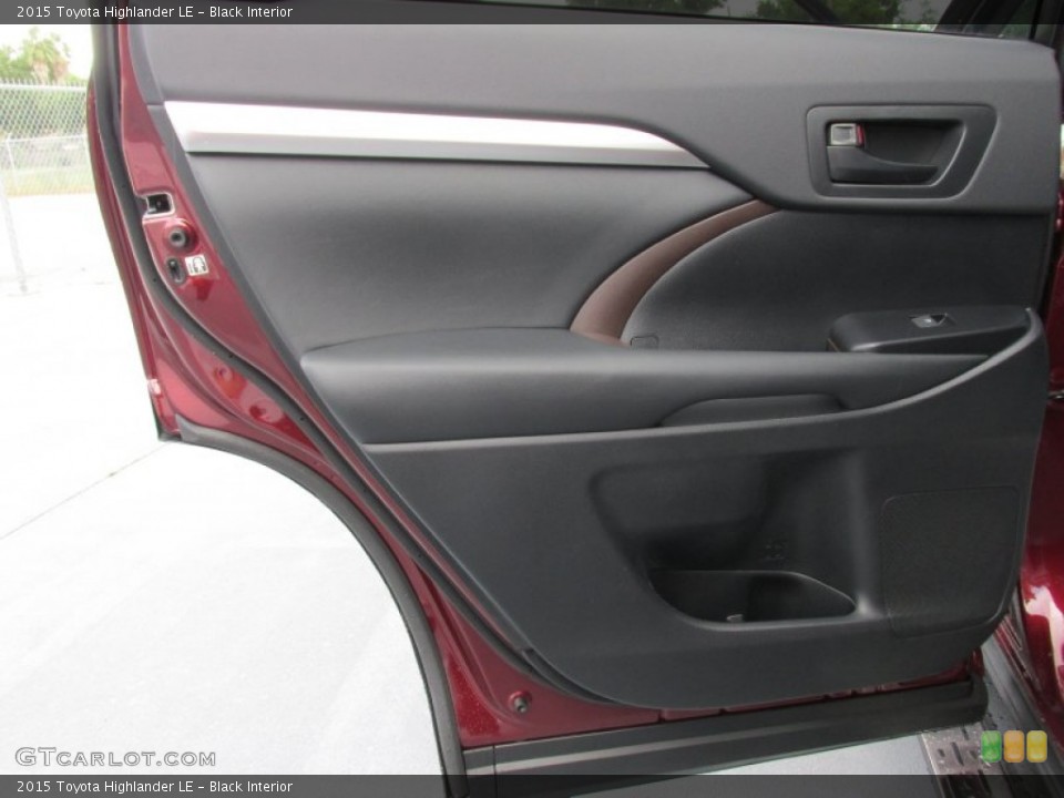 Black Interior Door Panel for the 2015 Toyota Highlander LE #97371291