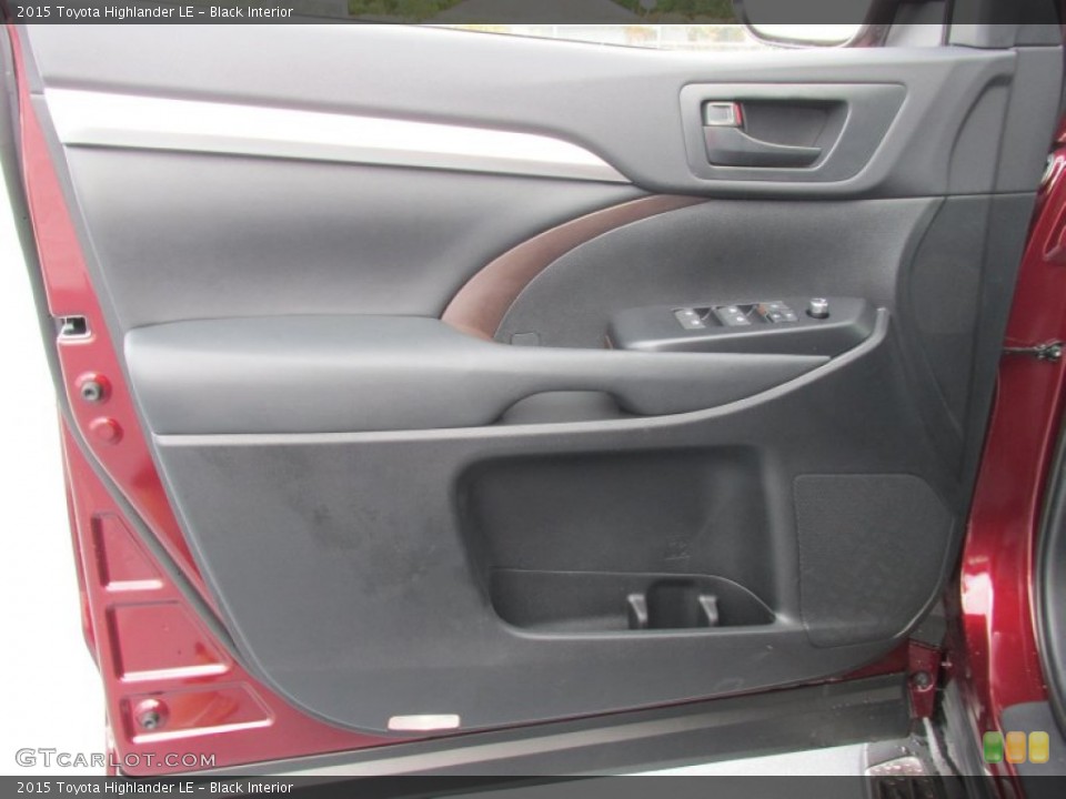 Black Interior Door Panel for the 2015 Toyota Highlander LE #97371342
