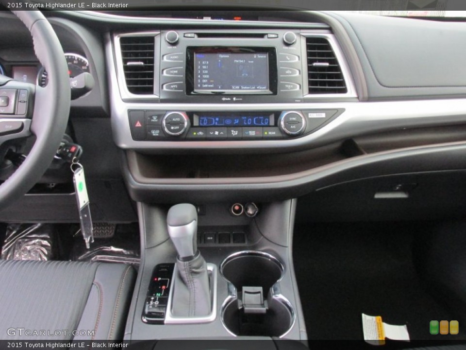 Black Interior Dashboard for the 2015 Toyota Highlander LE #97371458