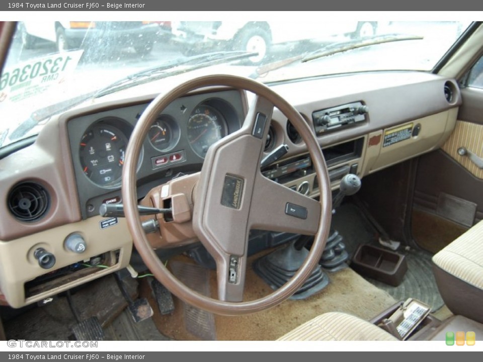 Beige Interior Photo for the 1984 Toyota Land Cruiser FJ60 #97386822