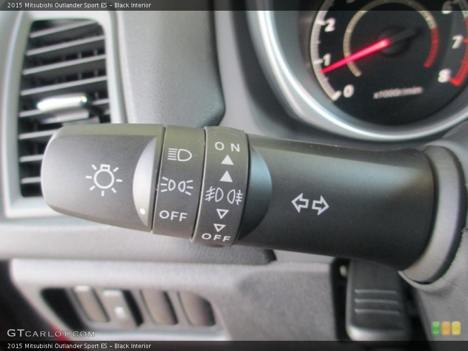 Black Interior Controls for the 2015 Mitsubishi Outlander Sport ES #97387839