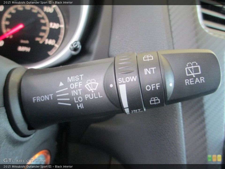 Black Interior Controls for the 2015 Mitsubishi Outlander Sport ES #97387860