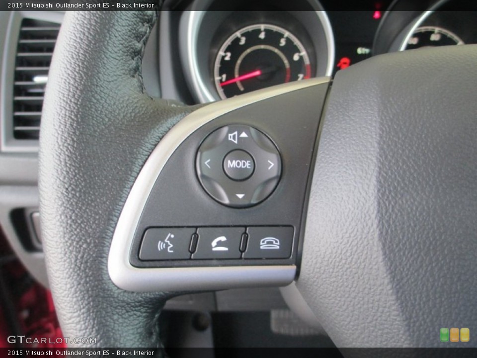 Black Interior Controls for the 2015 Mitsubishi Outlander Sport ES #97387902