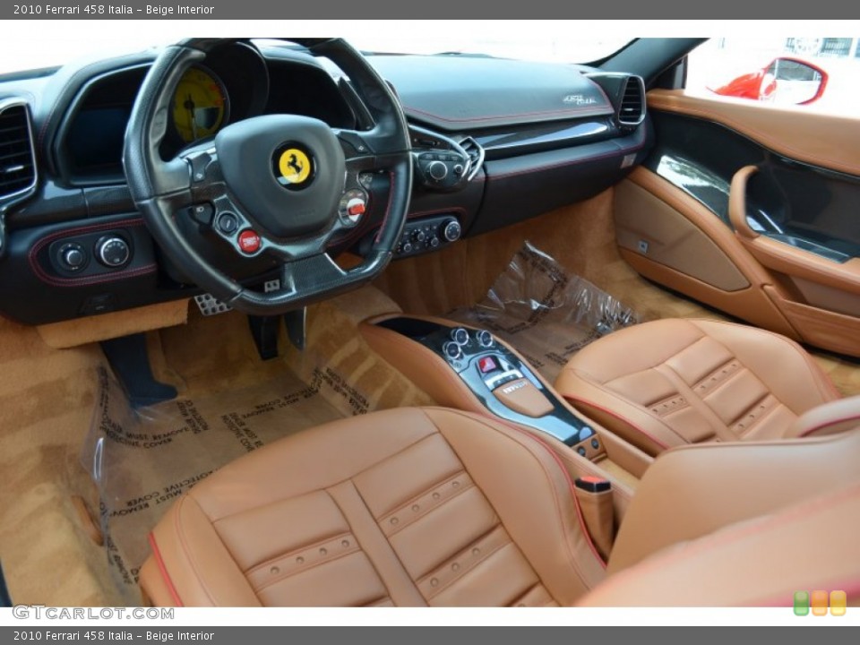 Beige Interior Photo for the 2010 Ferrari 458 Italia #97388502