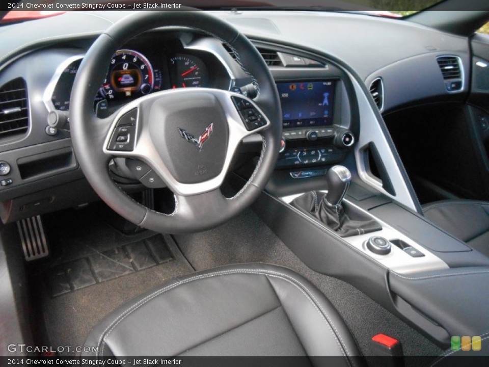 Jet Black Interior Photo for the 2014 Chevrolet Corvette Stingray Coupe #97389666