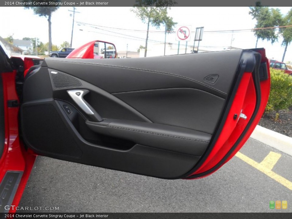 Jet Black Interior Door Panel for the 2014 Chevrolet Corvette Stingray Coupe #97389741