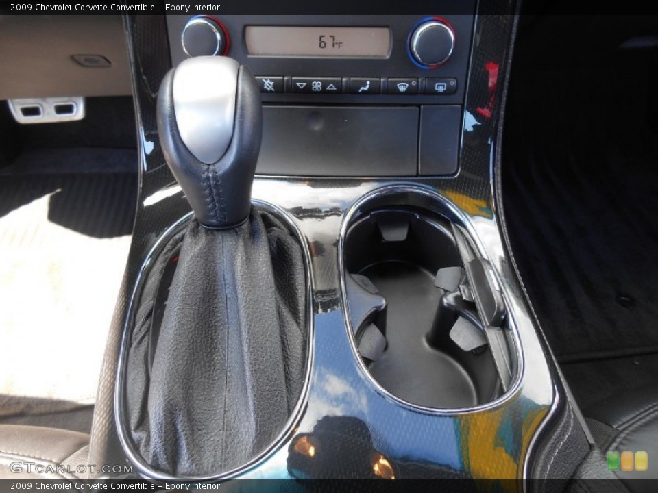 Ebony Interior Transmission for the 2009 Chevrolet Corvette Convertible #97389999