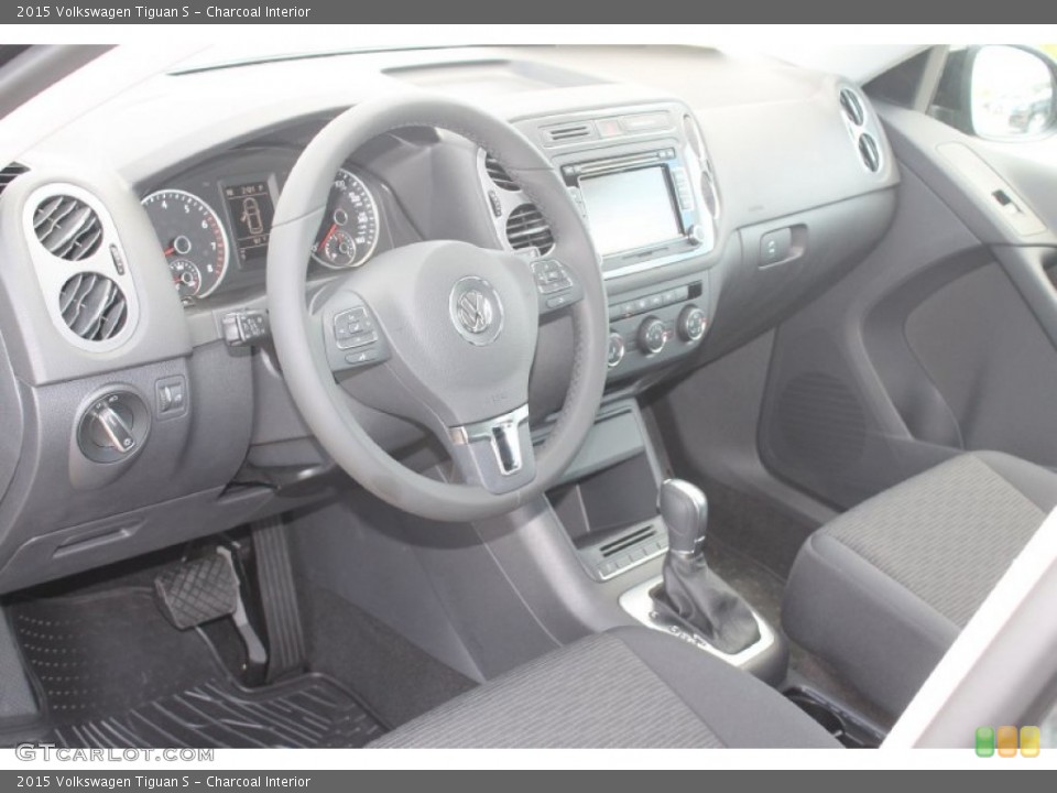 Charcoal Interior Prime Interior for the 2015 Volkswagen Tiguan S #97391502