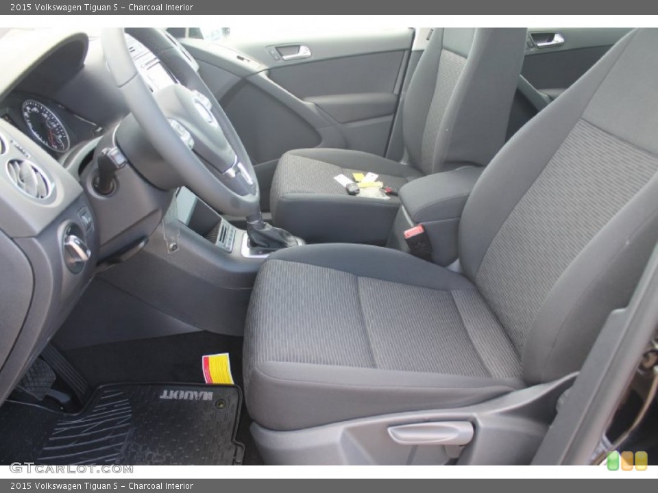 Charcoal Interior Front Seat for the 2015 Volkswagen Tiguan S #97391520