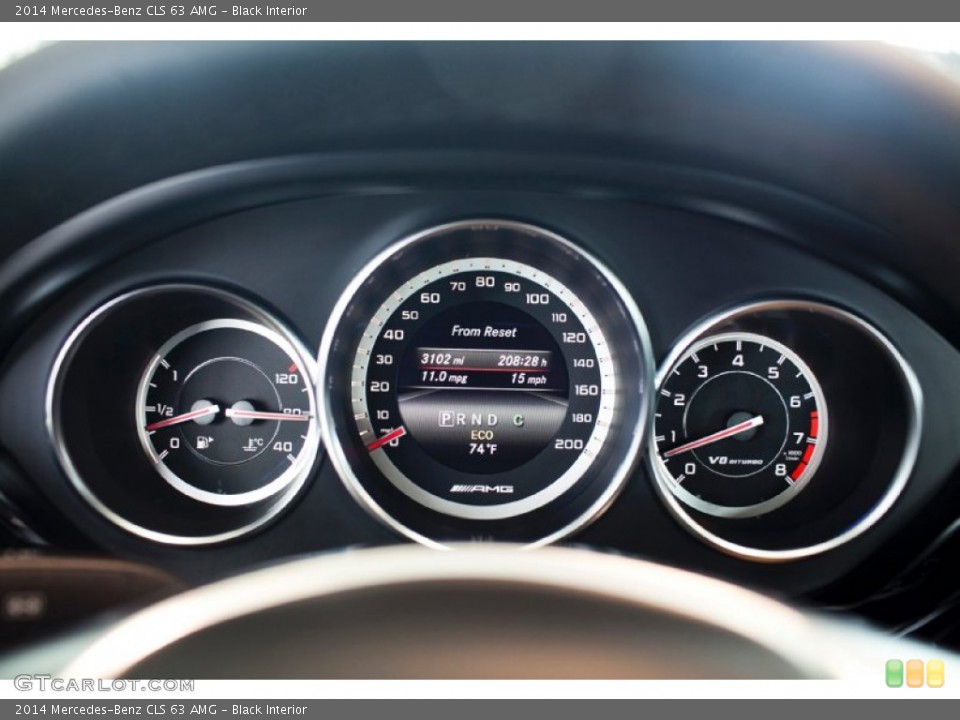 Black Interior Gauges for the 2014 Mercedes-Benz CLS 63 AMG #97398092