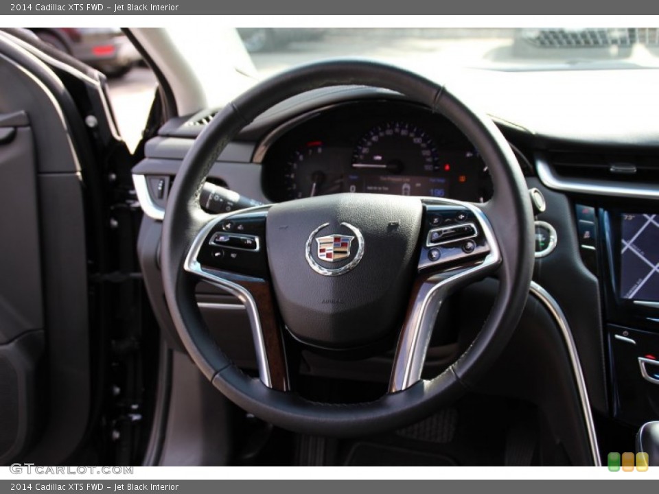 Jet Black Interior Steering Wheel for the 2014 Cadillac XTS FWD #97407251