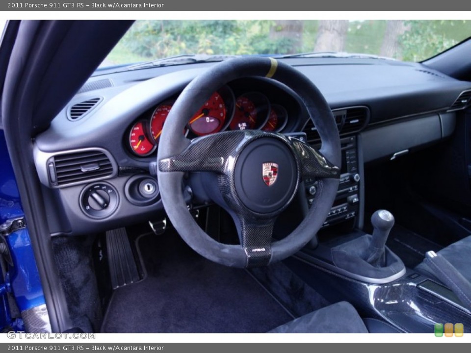 Black w/Alcantara Interior Steering Wheel for the 2011 Porsche 911 GT3 RS #97409722