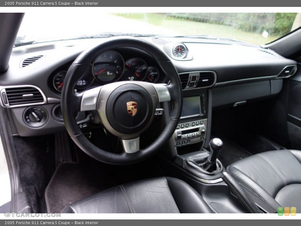 Black Interior Photo for the 2005 Porsche 911 Carrera S Coupe #97410050