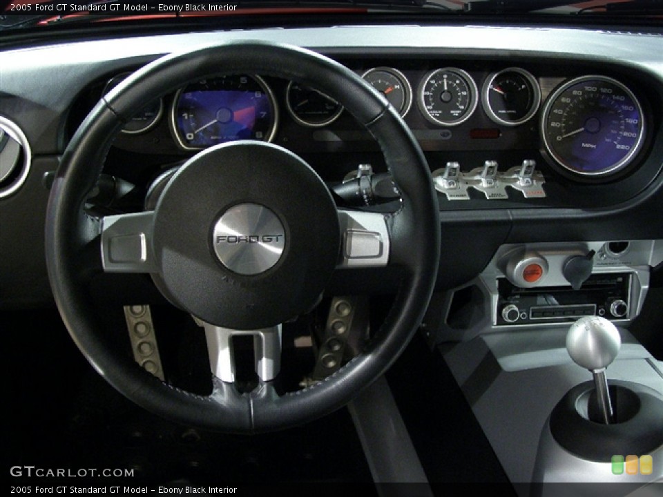 Ebony Black Interior Dashboard for the 2005 Ford GT  #97413