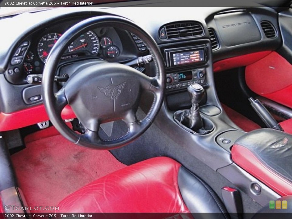 Torch Red Interior Photo for the 2002 Chevrolet Corvette Z06 #97426844