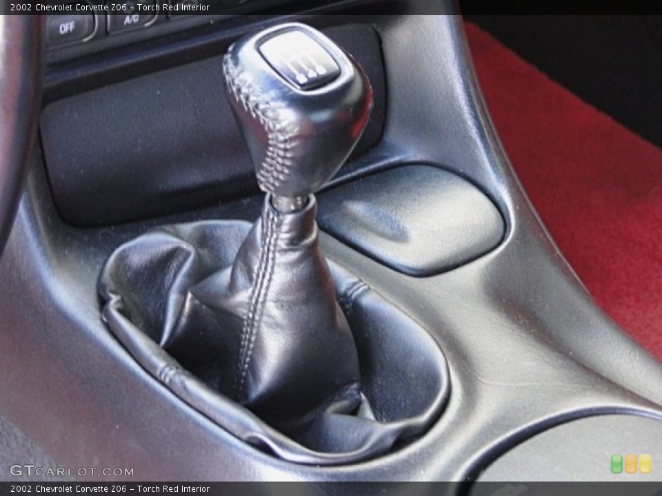 Torch Red Interior Transmission for the 2002 Chevrolet Corvette Z06 #97426859