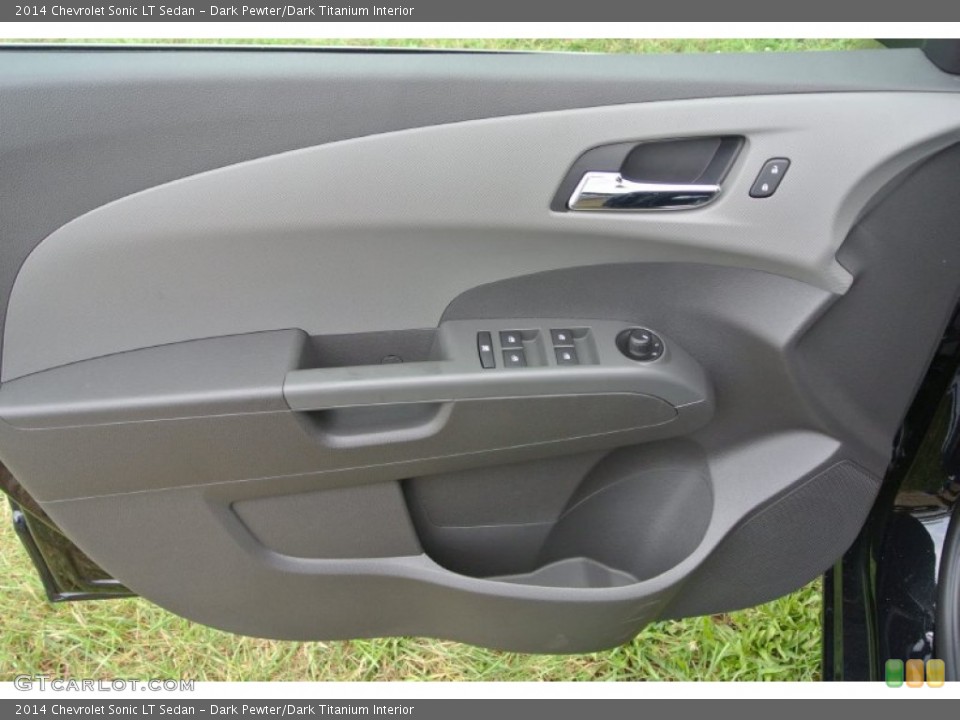Dark Pewter/Dark Titanium Interior Door Panel for the 2014 Chevrolet Sonic LT Sedan #97431332