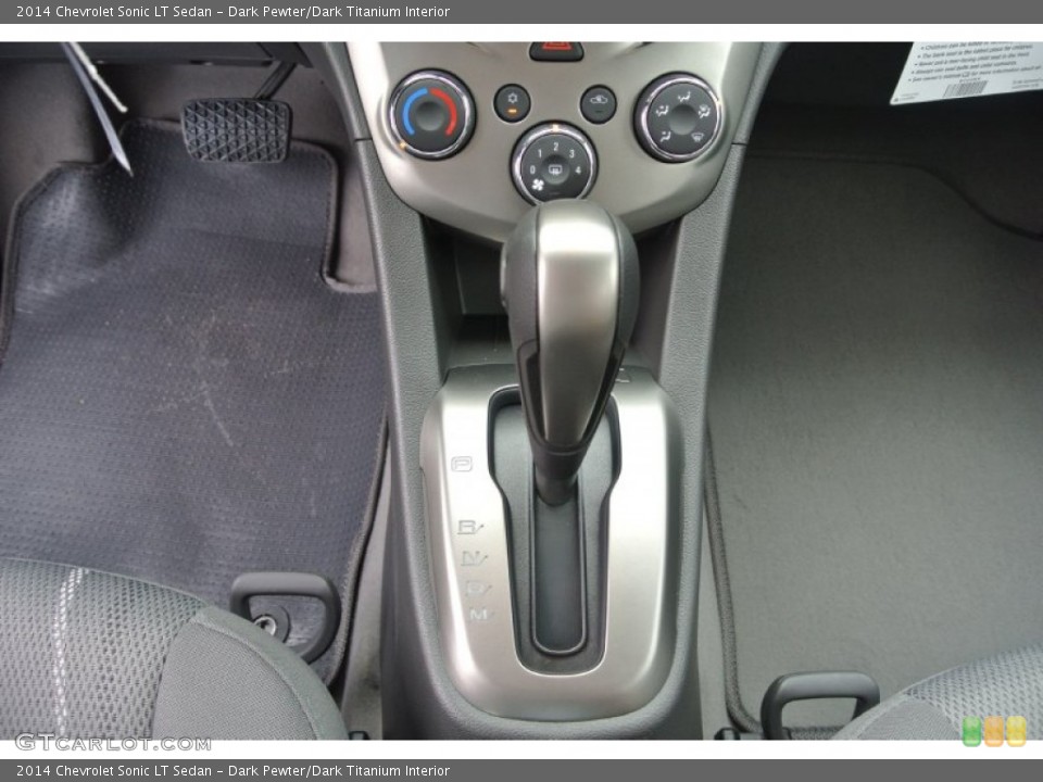 Dark Pewter/Dark Titanium Interior Transmission for the 2014 Chevrolet Sonic LT Sedan #97431385