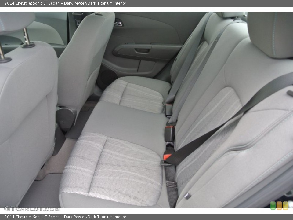 Dark Pewter/Dark Titanium Interior Rear Seat for the 2014 Chevrolet Sonic LT Sedan #97431502