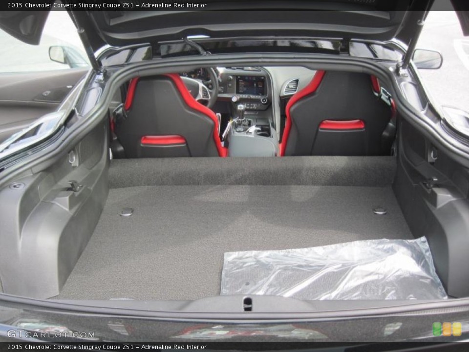 Adrenaline Red Interior Trunk for the 2015 Chevrolet Corvette Stingray Coupe Z51 #97434289