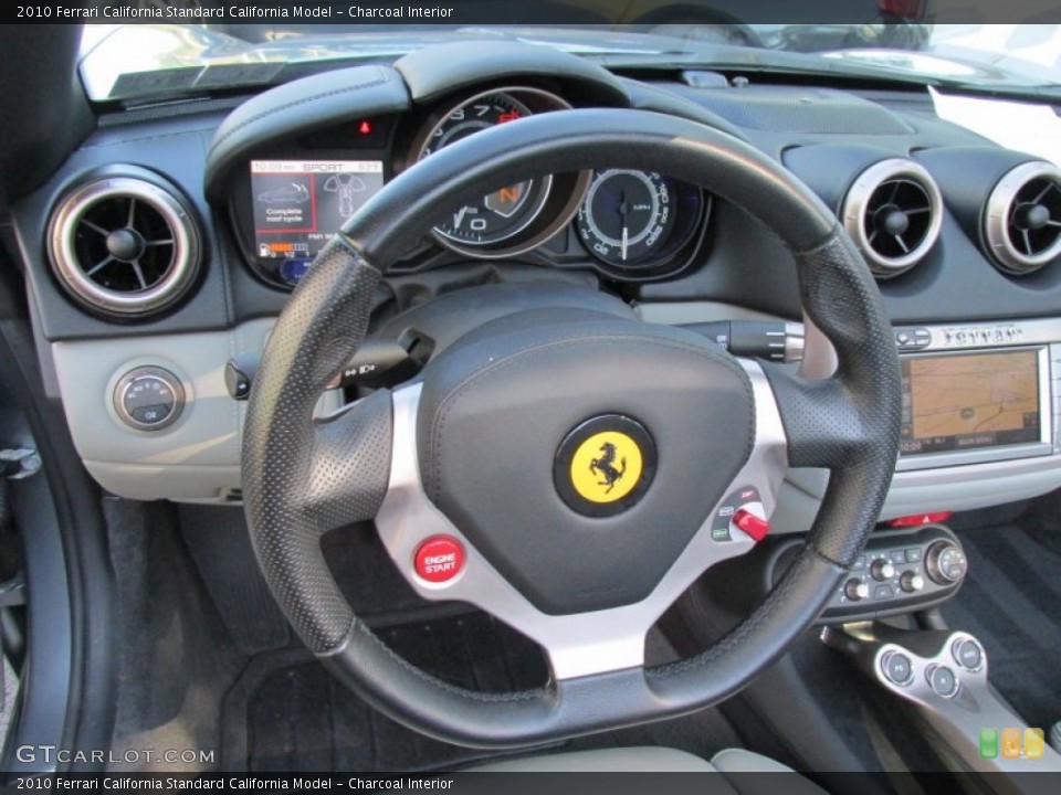 Charcoal Interior Steering Wheel for the 2010 Ferrari California  #97435357