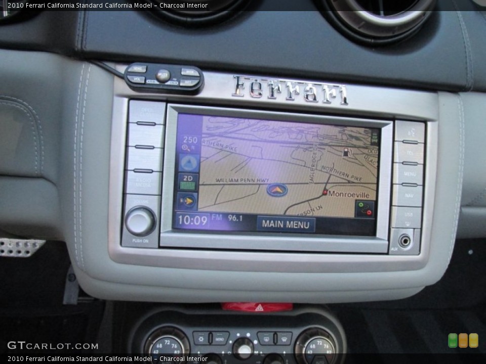 Charcoal Interior Navigation for the 2010 Ferrari California  #97435403