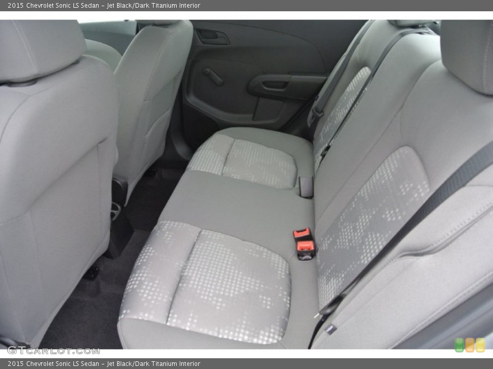 Jet Black/Dark Titanium Interior Rear Seat for the 2015 Chevrolet Sonic LS Sedan #97440660