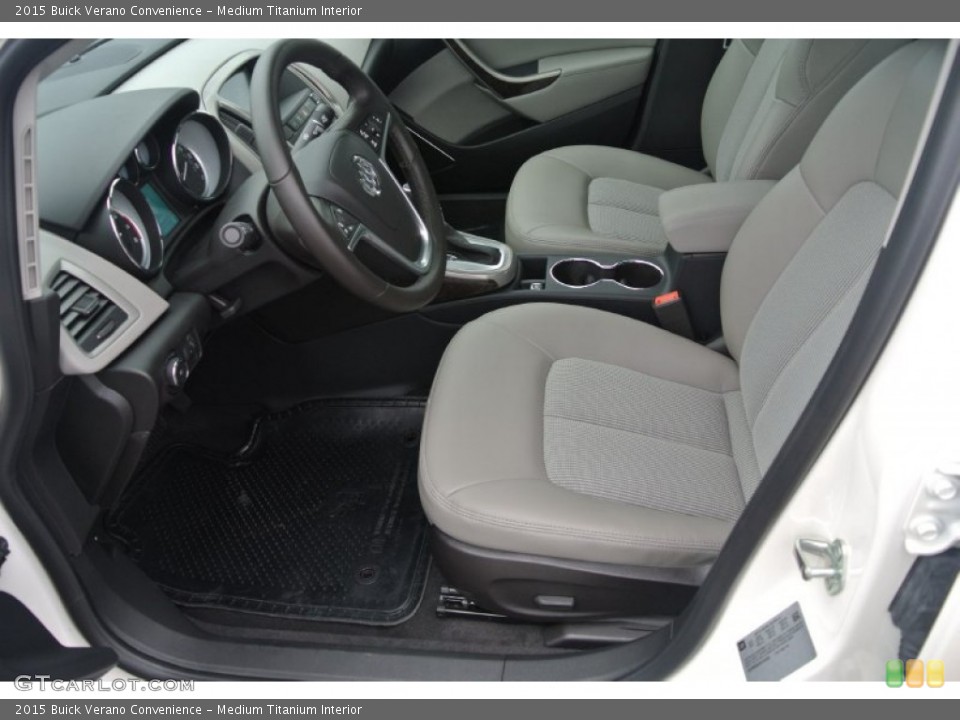 Medium Titanium 2015 Buick Verano Interiors