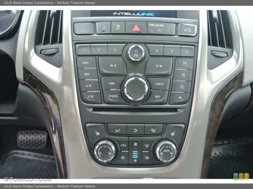 Medium Titanium Interior Controls for the 2015 Buick Verano Convenience #97442569