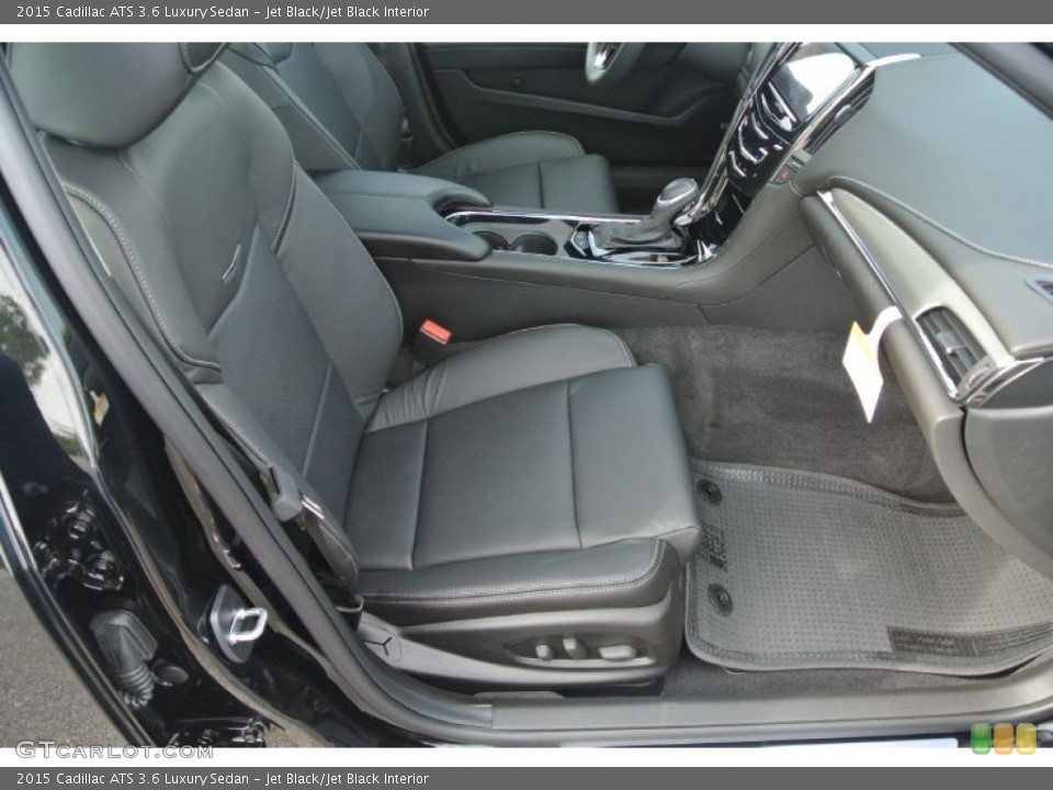 Jet Black/Jet Black Interior Front Seat for the 2015 Cadillac ATS 3.6 Luxury Sedan #97443235