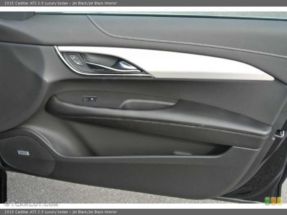 Jet Black/Jet Black Interior Door Panel for the 2015 Cadillac ATS 3.6 Luxury Sedan #97443265