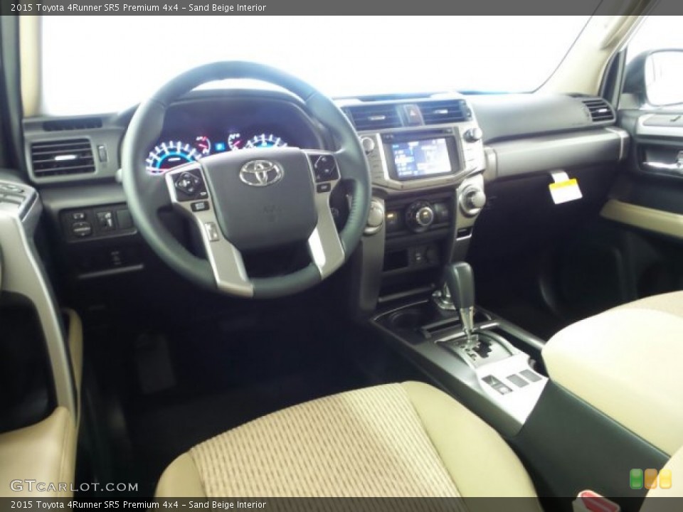 Sand Beige Interior Prime Interior for the 2015 Toyota 4Runner SR5 Premium 4x4 #97453603