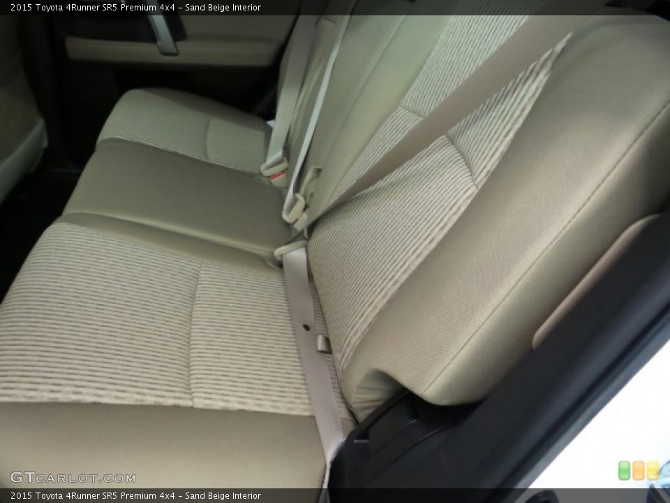 Sand Beige Interior Rear Seat for the 2015 Toyota 4Runner SR5 Premium 4x4 #97453621