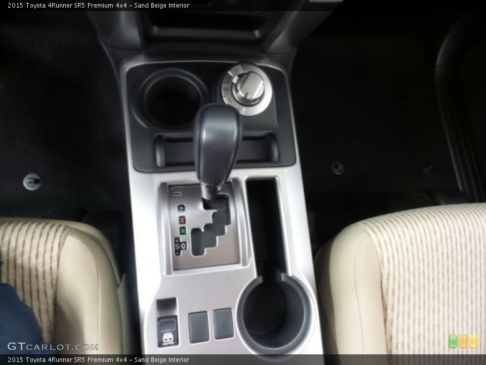 Sand Beige Interior Transmission for the 2015 Toyota 4Runner SR5 Premium 4x4 #97453834