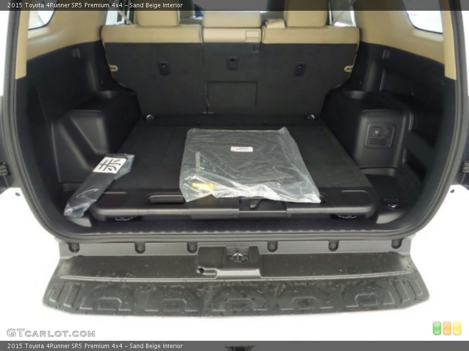 Sand Beige Interior Trunk for the 2015 Toyota 4Runner SR5 Premium 4x4 #97453994