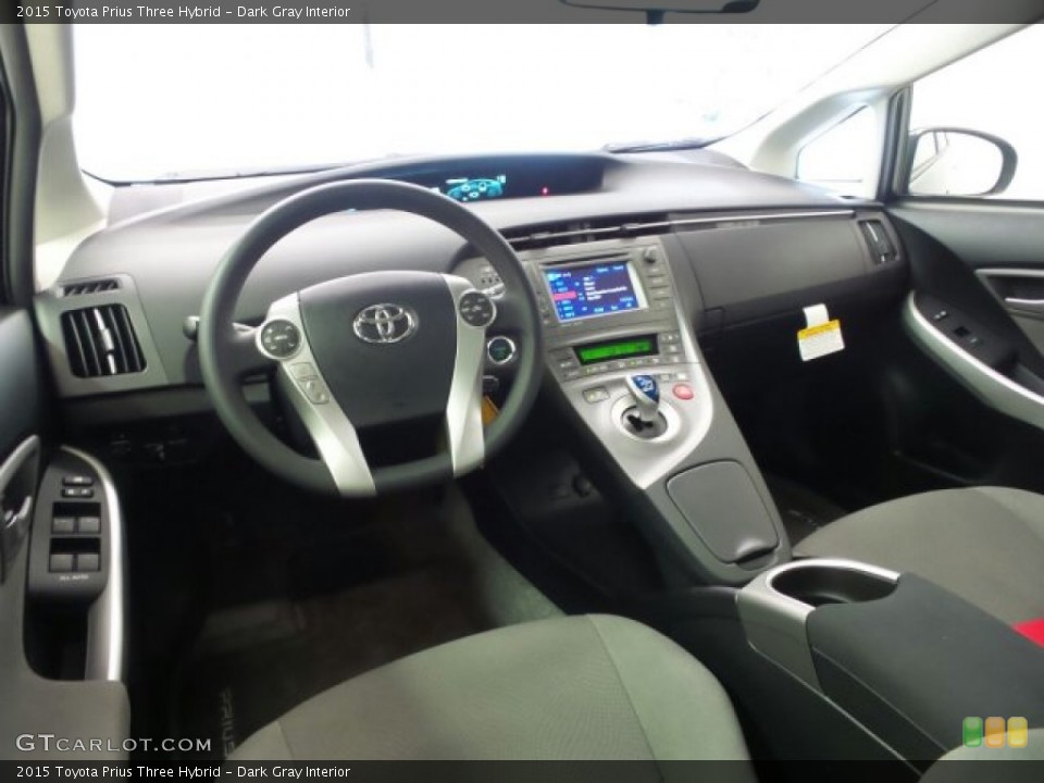 Dark Gray Interior Photo for the 2015 Toyota Prius Three Hybrid #97455601
