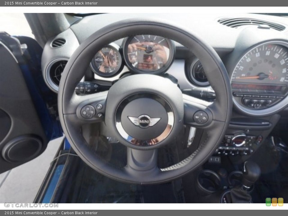 Carbon Black Interior Steering Wheel for the 2015 Mini Convertible Cooper #97459815