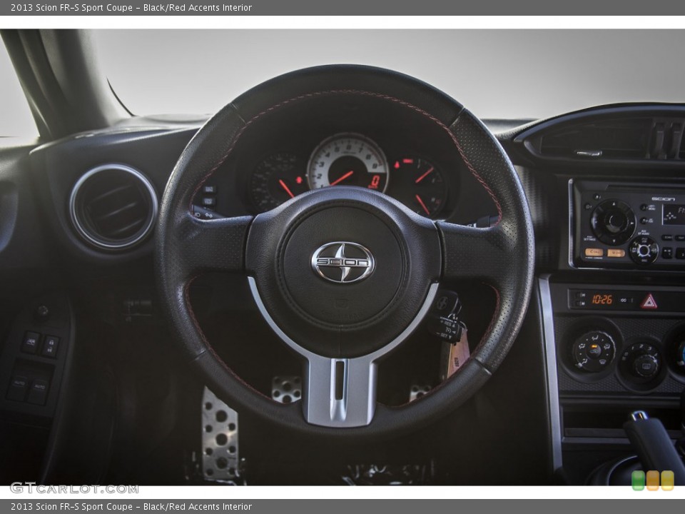 Black/Red Accents Interior Steering Wheel for the 2013 Scion FR-S Sport Coupe #97468774