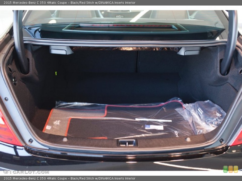 Black/Red Stitch w/DINAMICA Inserts Interior Trunk for the 2015 Mercedes-Benz C 350 4Matic Coupe #97469461
